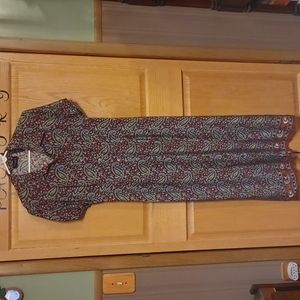 Crazy Horse Liz Claiborne Maxi Dress Sz. 16